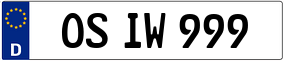 Truck License Plate
